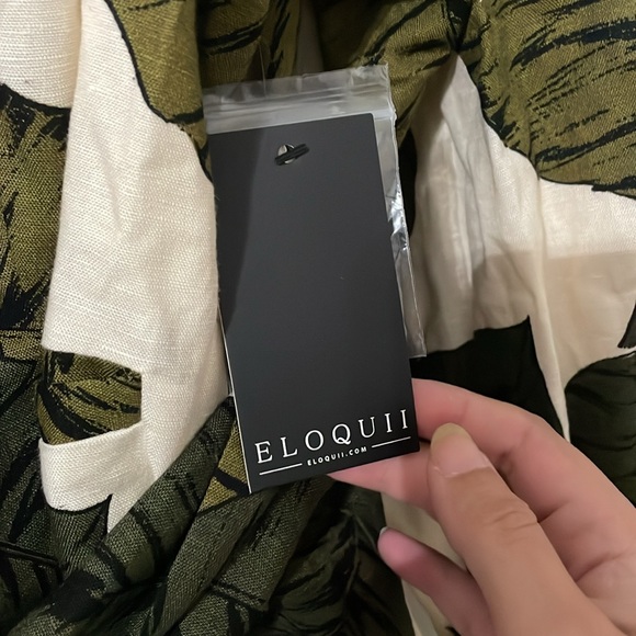 NWT Eloquii Meghan’s White Leaf Suit Set On The View Size 24 - Picture 9 of 12